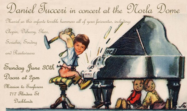 Daniel Tucceri in concert at the Norla Dome (piano)