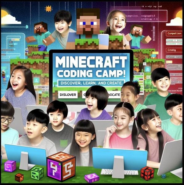 Minecraft Magic: June Holidays Coding Workshop for Kids Aged 7-10
