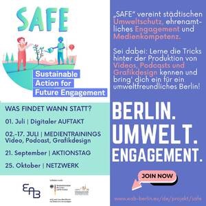 SAFE| Sustainable Action for Future Engagement| Europäische Akademie Berlin