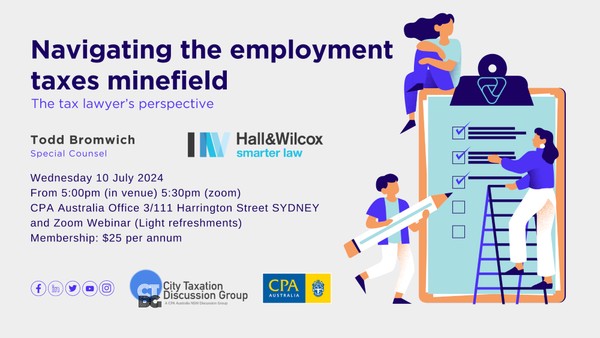 10 July 2024 | Hybrid | Navigating the employment taxes minefield