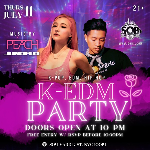 K-EDM Party w/ DJ Peach & Junoflo