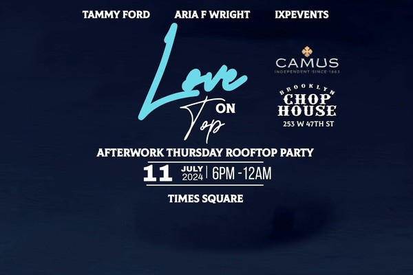 ‘LOVE ON TOP” Afterwork Thursday Rooftop Party at Brooklyn Chophouse Times
