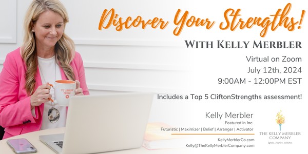 Discover Your Strengths Personal Growth Event with Kelly Merbler