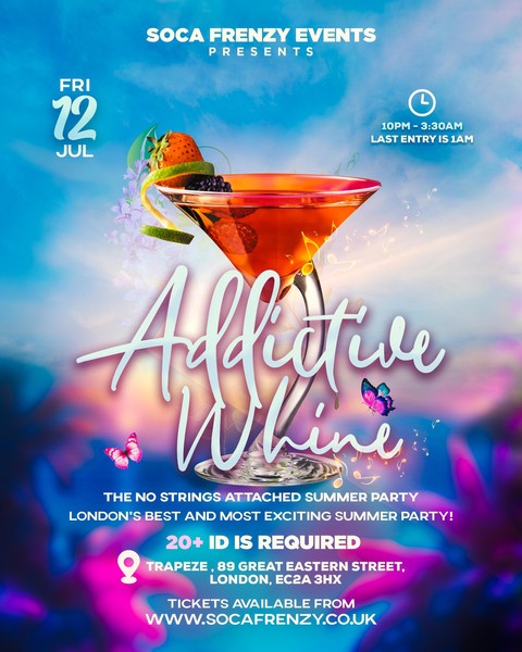 Soca Frenzy - Addictive Whine - The No Strings Attached Summer Party