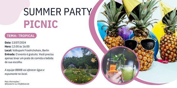 BBWB Summer Party: Picnic Tropical