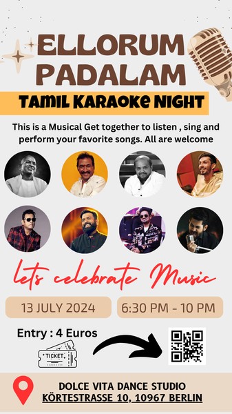 Ellorum Padalam - Tamil Karaoke Night