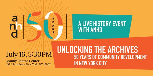 Unlocking the Archives: 50 Years of Community Development in New York City