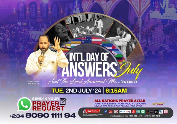 International Day of Answers with Prophet Isaiah Macwealth