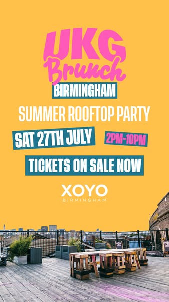 UKG Brunch - Birmingham (Summer Rooftop Party)