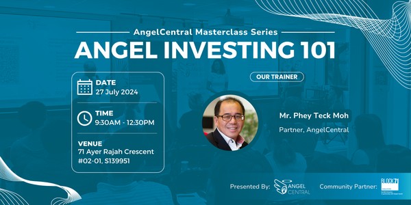 AngelCentral Masterclass Series: Angel Investing 101