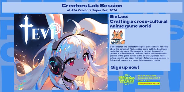 TEVI: Crafting a Cross-cultural Anime Game World with Ein Lee