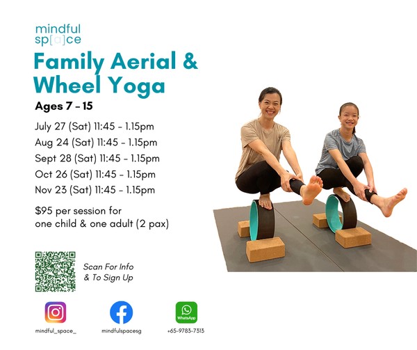 Family Aerial & Wheel Yoga (Age 7-15) Workshop