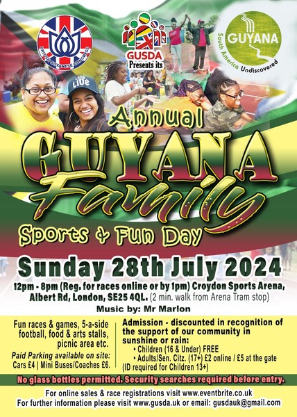 GUYANA FAMILY SPORTS & FUN DAY 2024