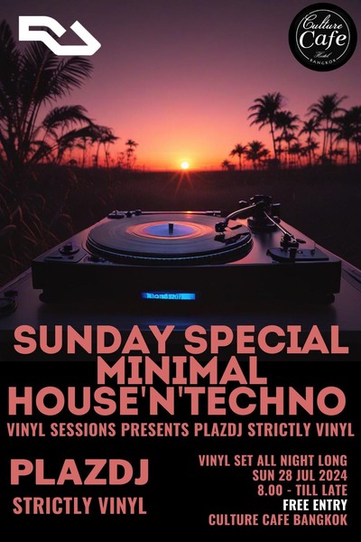 SUNDAY SPECIAL MINIMAL HOUSE'n'TECHNO 'VINYL SESSIONS' pres; plazdj (Strictly Vi‬‬‬‬‬‬‬‬‬nyl)
