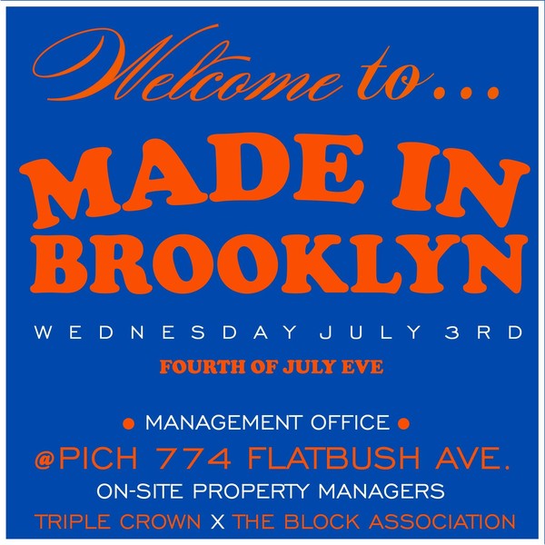 MADE IN BROOKLYN - 4th of July holiday Soiree