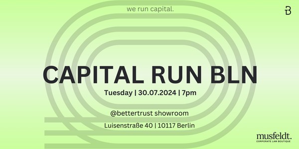 Capital Run - we run capital.