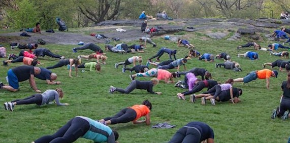 Morning IronStrength Bootcamp in Central Park!