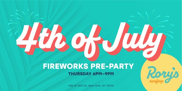 Fourth of July Fireworks Pre-Party at Puttery!
