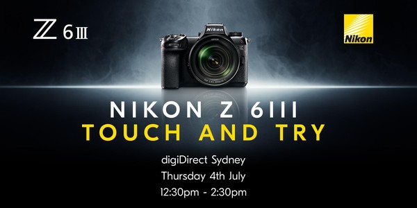 Nikon Z6 III Touch & Try Event - digiDirect Sydney