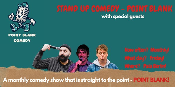 Point Blank Comedy - English Stand-Up Show