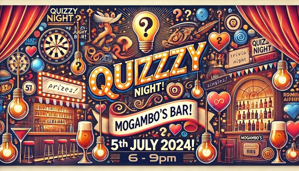 Quizzy Night @ Mogambo! | Mingle w Singles! | BingoBash Games!
