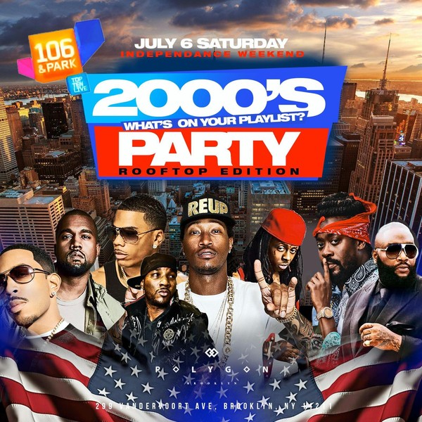2000's Throwback Rooftop Party  July 4th Celebration @ Polygon