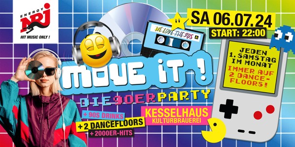Move iT! – die 90er Party @ Kesselhaus