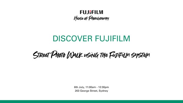 Discover Fujifilm: Street Photo Walk using the Fujifilm system