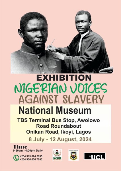 Exhibition | Nigerian Voices Against Slavery (July 8 to August 10)