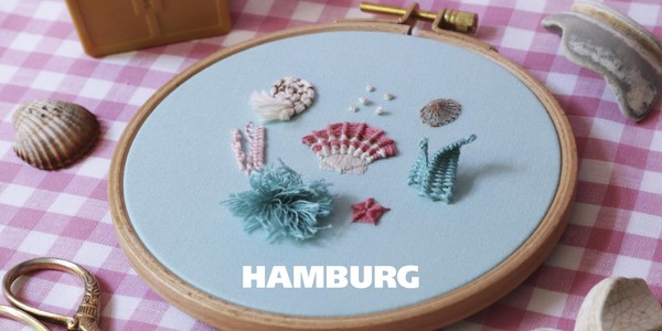 Under The Sea: Introduction to Raised Embroidery in Hamburg