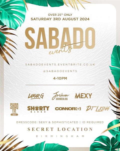 Sabado Events @ A Secret Location Birmingham.