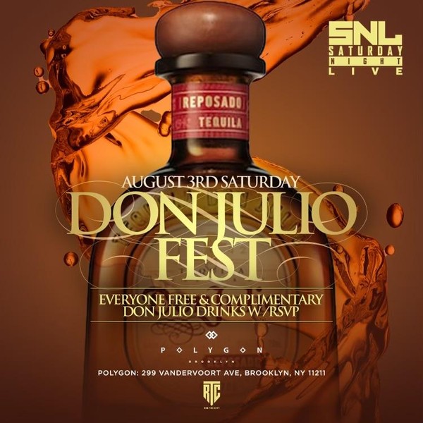 Don Julio Fest @ Polygon BK 2 Floors with Rooftop: Free entry w/ RSVP