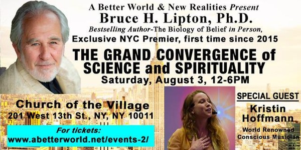 Dr. Bruce Lipton in NYC - MasterMind Event: of Science & Spirituality