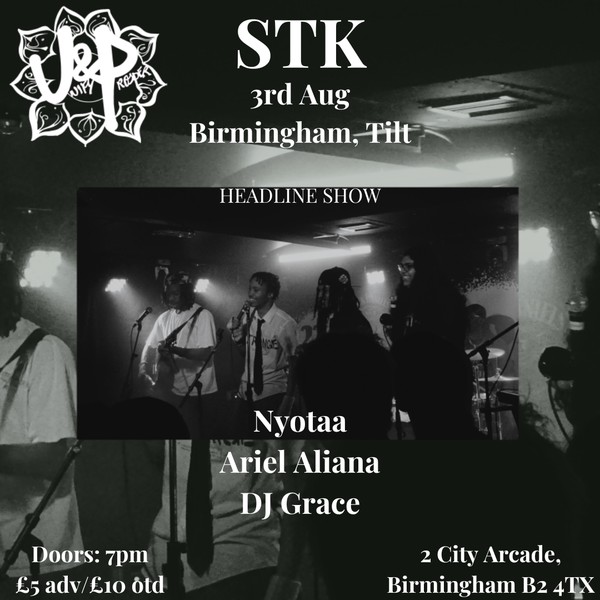 STK - 3rd Aug Live @ Tilt with Nyotaa, Ariel Aliana & DJ Grace