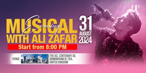 Live Musical Evening with Ali Zafar | ICC Birmingham