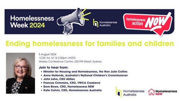 Homelessness Week Launch - in person