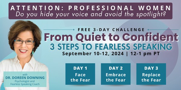 From Quiet to Confident: 3 STEPS TO FEARLESS SPEAKING (3-Day Challenge)