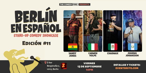 Berlín en Español | Showcase de comedia stand-up  #11 | LATE SHOW