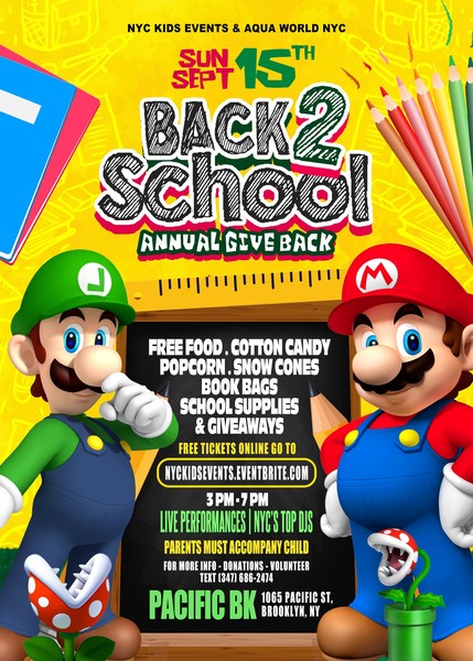 KIDS BACK 2 SKOOL GIVE BACK