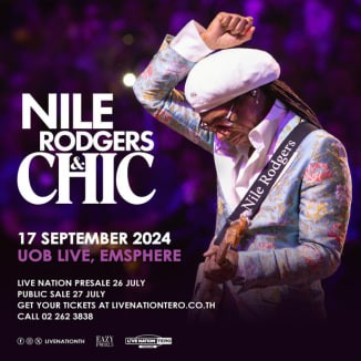 Nile Rodgers & CHIC Live in Bangkok｜UOB LIVE｜EmSphere