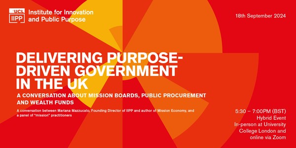 Delivering purpose-driven government in the UK