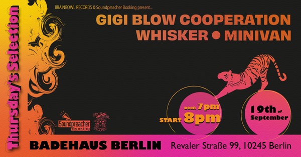 Gigi Blow Cooperation + Whisker + Minivan (US)