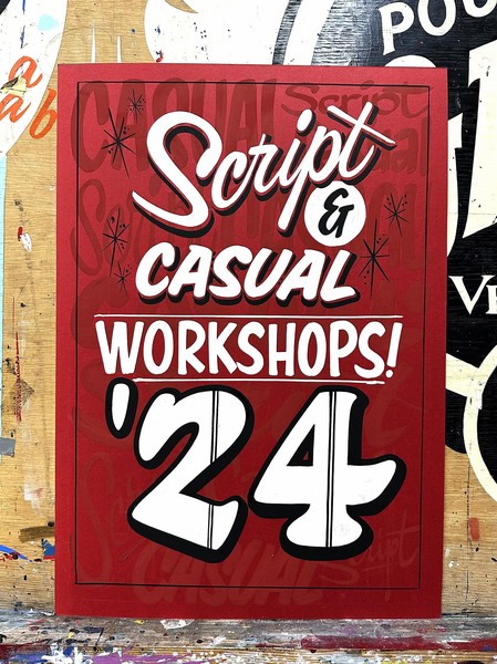 Intensive Script and Casual Lettering Workshop (Intermediate Level) BERLIN