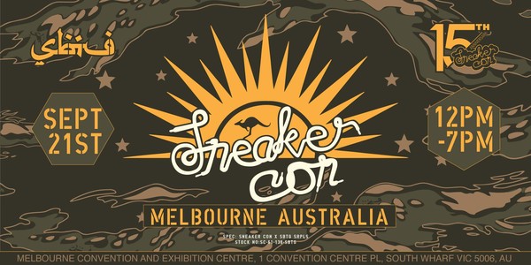 SNEAKER CON MELBOURNE AUSTRALIA SEPTEMBER 21ST, 2024 15TH ANNIVERSARY