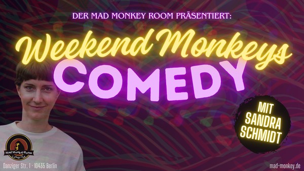 Weekend Monkeys Comedy | LATE SHOW 23:00 UHR | Stand Up im Mad Monkey Room