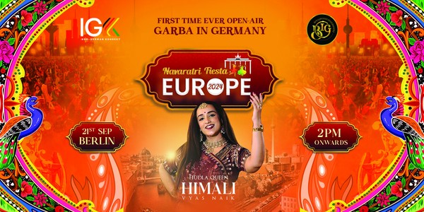 BERLIN NAVARATRI  2024 WITH HIMALI VYAS NAIK