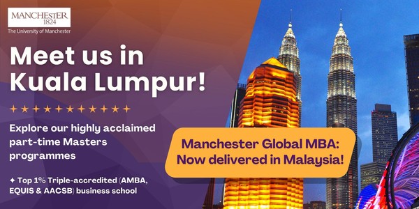 Transform your career with the Manchester Global MBA!