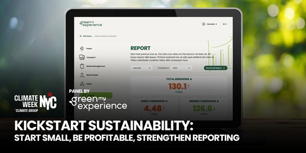 KICKSTART SUSTAINABILITY: START SMALL, BE PROFITABLE, STRENGTHEN REPORTING