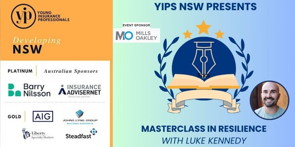 YIPs NSW Presents: Masterclass in Resilience with Luke  Kennedy