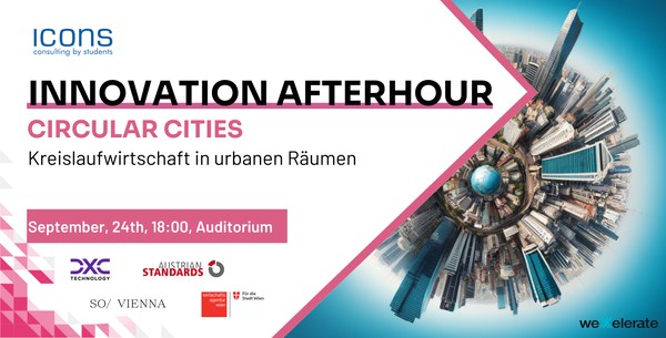 INNOVATION AFTERHOUR Circular Cities: Kreislaufwirtschaft in urbanen Räumen